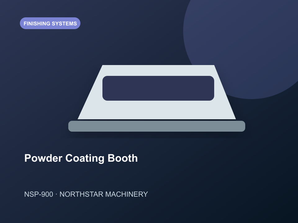 Demo powder coating booth